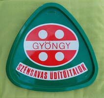 GYÖNGY SZÉNSAVAS ÜDÍTŐITALOK TÁLCA