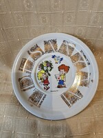 Zsolnay Fairytale Plate Rare!