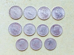 Magyarország 11 db Különböző Érme 5 10 Fillér 1956-1990