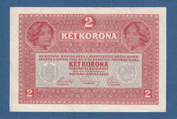 2 Korona 1917 Deutschösterreich bélyegzés aUNC- EF