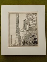 Kozma Lajos: Art Nouveau Zincography 1