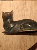 Art deco bronz macska