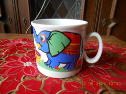 Zsolnay rare elephant-shaped children's mug