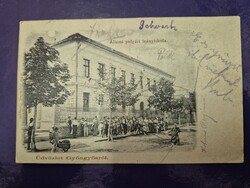 Heves vármegye képeslapjai/  Gyöngyös, Leányiskola. 1901