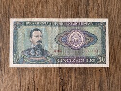Románia 50 Lei 1966 VF-
