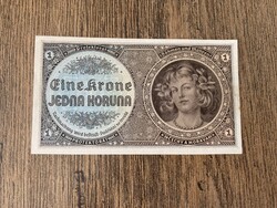 Cseh-Morva Protektorátus 1 Korona 1940 AUNC