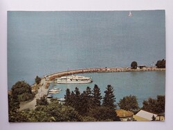 TIHANY - MÓLÓ - 1979., látkép, retro, postatiszta képeslap, Balaton, Veszprém megye