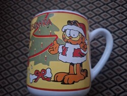 Retro Garfieldos karácsonyi bögre