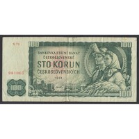 Csehszlovákia,100 korun 1961 F