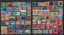 CH 73 - 83 pcs Swiss stamp lot - All different! (1965-1974) Pro Patria, Europa