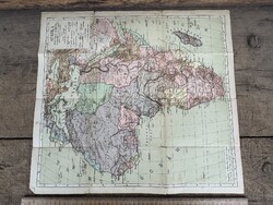 -AX909- Kogutowicz Manó Afrika politikai térképe Magyar Földrajzi Intézet antik régi papírrégiség