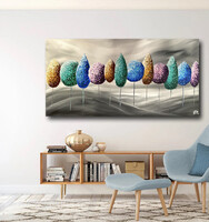 JMModernAbstract DREAM BRIGHT 120X60X4 cm Curated Modern Painting