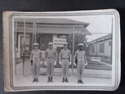 Régi fotó Amerikai légierő Air Police katonái, San Antonio, Texas, 1957