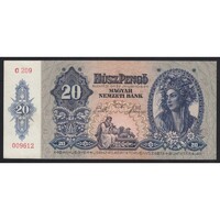 Magyarország,20 pengő 1941 EF+