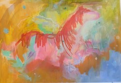 Absztrakt festmény 70x50