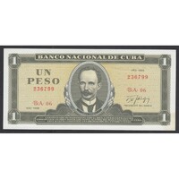 Kuba,1 peso 1988 UNC