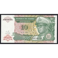 Zaire,10 makuta 1993 UNC
