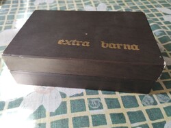 Extra barna retro bonbonos doboz