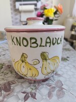 Ceramic Spice Jar, Garlic Keeper for Sale!