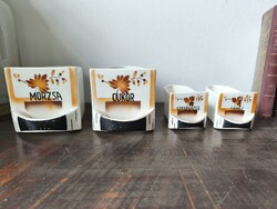 Granite Spice Container Set, for replacement or as a spare, 4 pieces in one