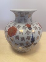Hollóházi art deco Eastern pattern vase