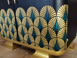 Magyar Art deco bárszekrény - komód