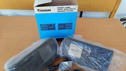 Triasun HD303X 3 utas bass reflex hangfalpár ÚJ eredeti dobozzal ritka vintage