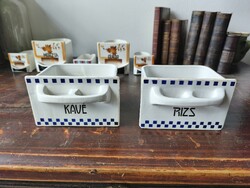 Granite, larger size drawers, art-deco style for spice jar, replacement, two pieces for sale