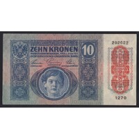 Ausztria,10 kronen/korona 1919 EF+