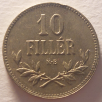 1915. Magyar Királyi Váltópénz  10 FILLÉR  (60)