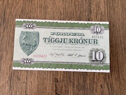 Feörer-szigetek 10 Korona 1978 UNC