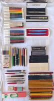 Retro Mixed Stationery Set. Pen, Pencil, etc.
