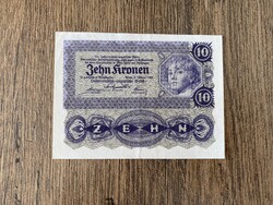 Ausztria 10 Korona 1922 XF