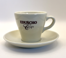 Eduscho Café – INKER Porcelain horvát kávés készlet, 6 mokka + 6 cappuccino, 24 db