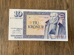Izland 10 Korona 1961 UNC