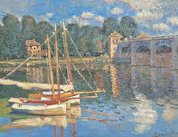 Claude Monet után: Az argenteuli híd, 1874
