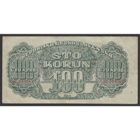 Csehszlovákia,100 korun 1944 VF