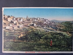 Régi képeslap - Betlehem, városi panoráma, kb. 1930-as évek – Palesztina