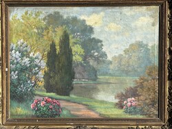 Szász Endre - Park Scene