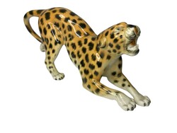 Ens Volkstedt leopárd figura