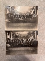 1928 Kecskemét Városháza – katonatisztek és előkelőségek csoportképe Jalsoviczky Béla  Pobuda Alfréd