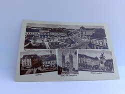 Nyíregyháza, Kossuth-tér, Látkép, Róm. kat. templom, Hősök szobra mozaik (3919.sz.)