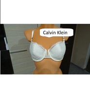 Calvin Klein Ekru/Krém Csipkés Melltartó 80/D