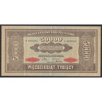 Lengyelország,50000 marek 1922 VF