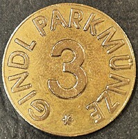Token, Gindl Parking Coin, “GINDL PARKMÜNZE”