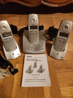 Home / Office Phone Set AEG / for outgoing calls with subscription, or for indoor use free of charge