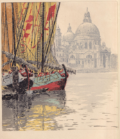 Hans Figura (1898–1978) Santa Maria della Salute, Velence.