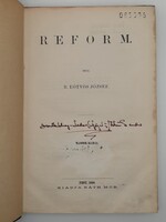 1868 B. József Eötvös: reform - a fundamental work on the reform era - in a beautiful binding