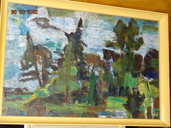 Simon Sarkantyú (1921-1989): Forest Edge I (around 1970)