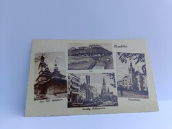 Munkács mozaik Vár Gör. kel. templom Városháza Horthy Miklós-utca Weinstock régi képeslap 6133. sz.
